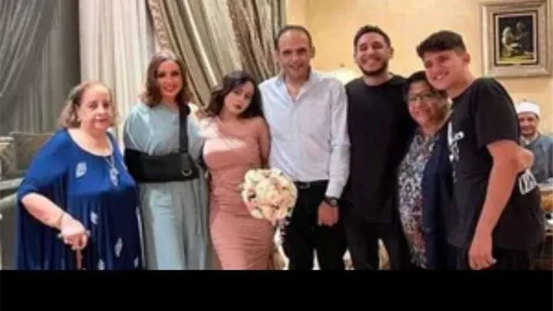 عقد قران شقيق الفنانة أنغام في حفل أسري