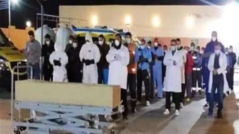 نجل المتوفاة بـ كورونا: 