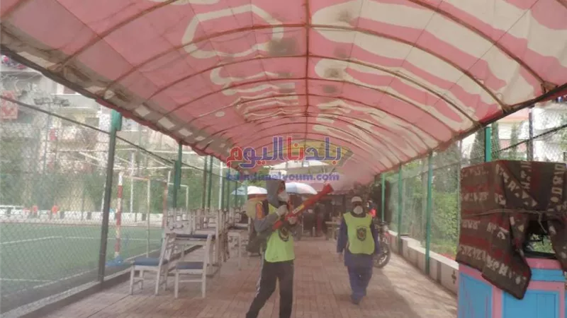 جامعة دمنهور تنتهي من تطهير وتعقيم ٧٠ ٪ من المؤسسات الحكومية بالبحيرة