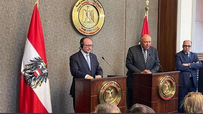 بد جلسة محادثات ثنائية بين وزير الخارجية ونظيره النمساوي