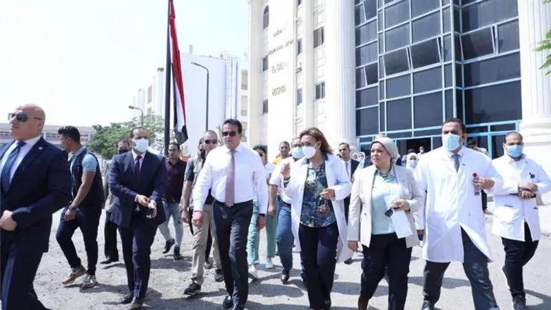 «عبدالغفار» يوجه بزيادة الطاقة الاستيعابية وزيادة المساحات الخضراء بمستشفى السلام التخصصي
