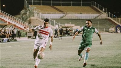 التعادل الإيجابي يحسم الشوط الأول من مباراة الزمالك أمام مصر المقاصة ودياً
