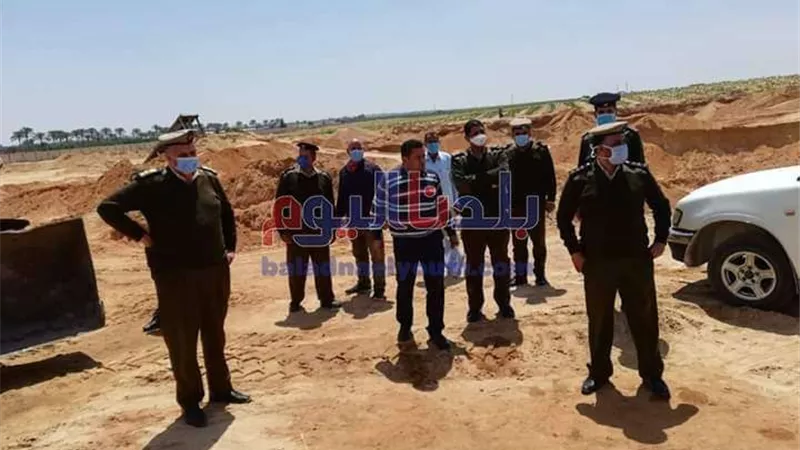 إزالة تعديات على مساحة 15 فدان أملاك دولة بالسادات وتنفيذ 139 حالة تعدي بالمنوفية