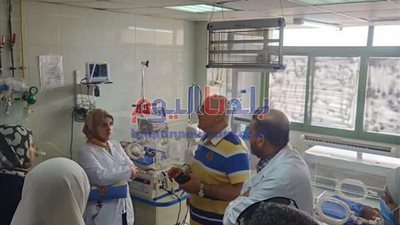 وكيل صحة المنوفية يتفقد سير العمل بمستشفى زاوية الناعورة