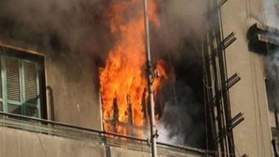 عاجل.. نشوب حريق داخل شقة سكنية بحلوان