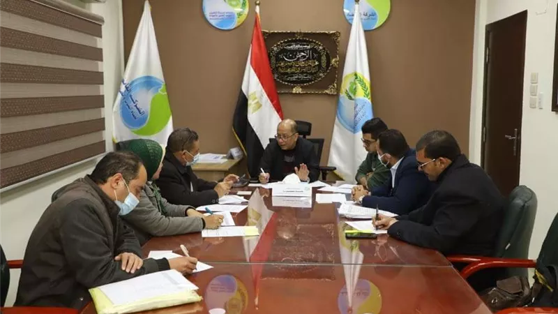 نائب محافظ المنيا يشرف على صيانة محطة مياة بسمالوط