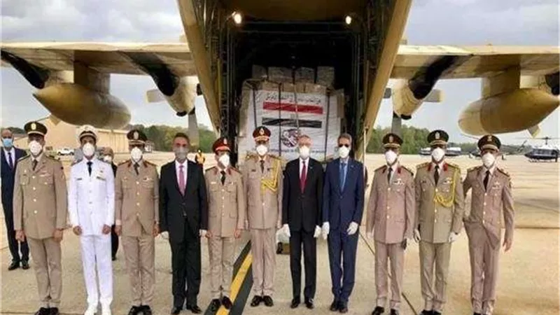 شاهد.. وصول شحنة المساعدات الطبية المصرية إلى أمريكا