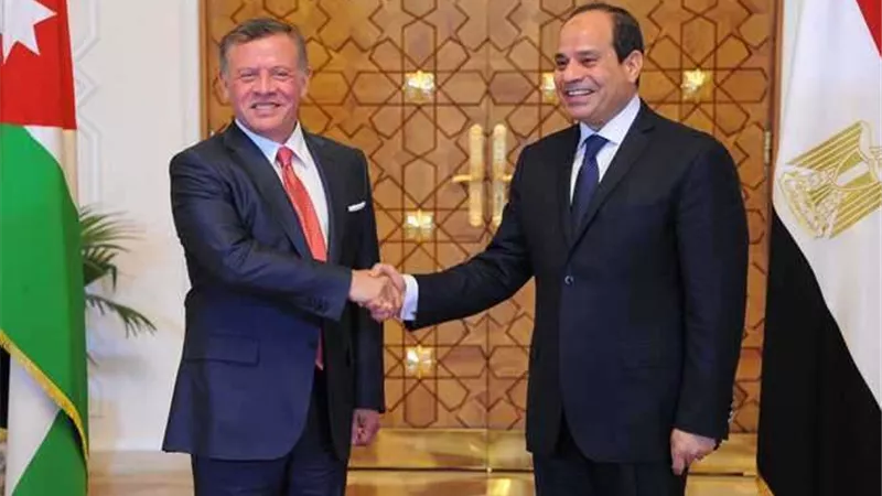الرئيس السيسي يهنئ العاهل الأردني بحلول شهر رمضان