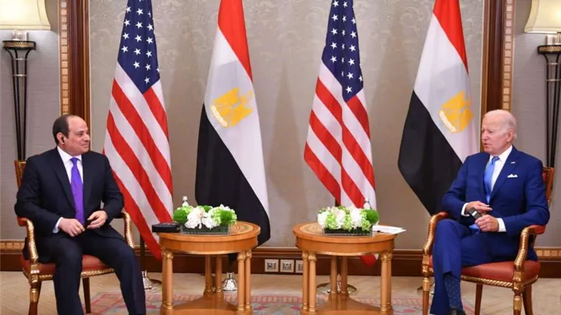 الرئيس السيسي: مصر ستبقى شريكا أساسيا للولايات المتحدة فى المنطقة
