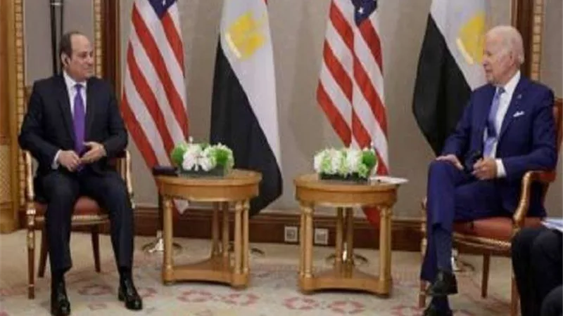 بايدن يرحب بتقديم مصر مساهمتها المحدثة المحددة وطنيًا