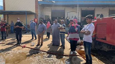 السيطرة على حريق نشب بمخزن كرتون بمدينة 6 أكتوبر