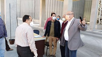 جولة تفقدية لوكيل وزارة التموين بالإسكندرية لصوامع القمح