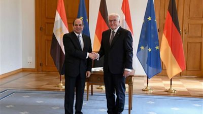 بعد قليل.. الرئيس السيسي يلتقي المستشار الألماني  في القصر الرئاسي