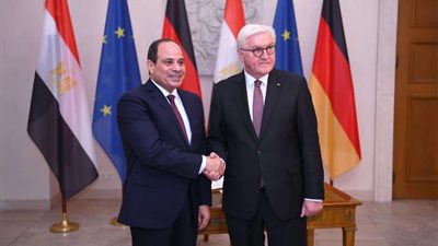 المستشار الألمانى: مصر تلعب دورا محوريا ومهما فى أزمتى فلسطين وليبيا