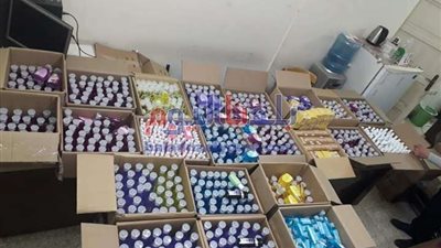 ضبط مصنع لتصنيع الكحول غير مطابق للمواصفات بالمنتزه