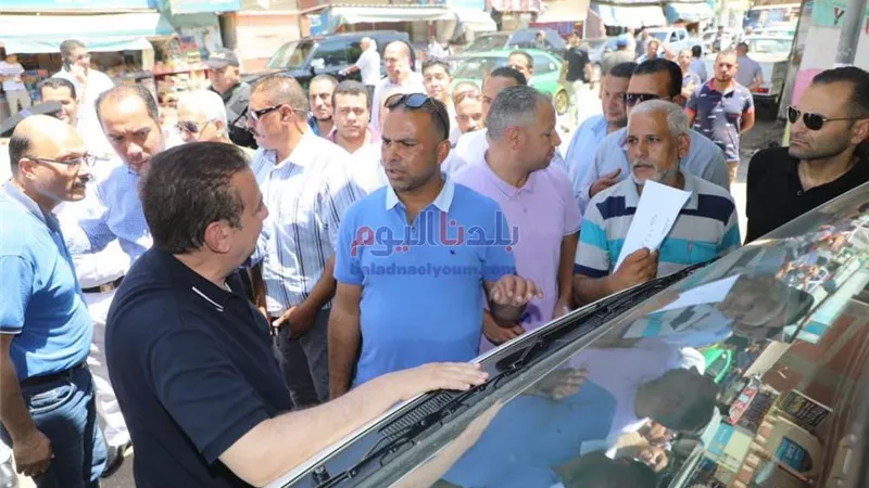 محافظ المنوفية يجرى جولة ميدانية موسعة بمنوف