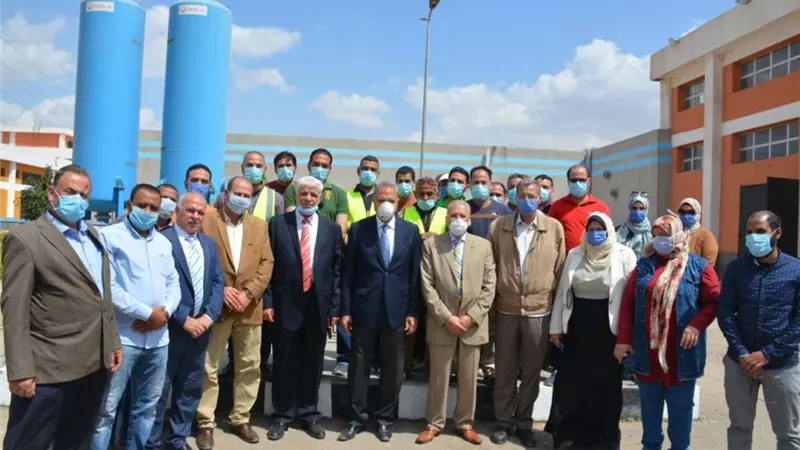 محافظ القليوبية يتفقد المشروعات القومية بمدينة الخانكة