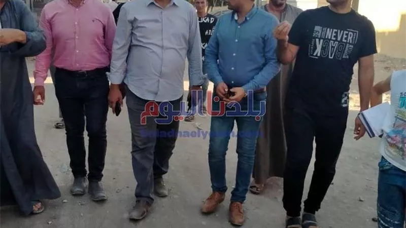 رئيس مدينة أشمون يتفقد مشروعات حياة كريمة بطليا