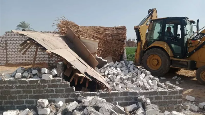 وقف 6 حالات إنشاء وبناء مخالف بطنطا