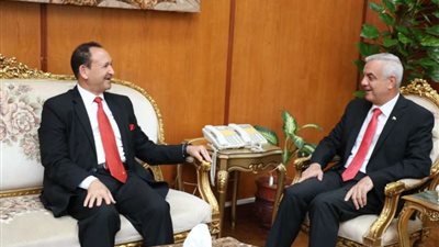 «مبارك» يستقبل نائب رئيس مجلس الدولة