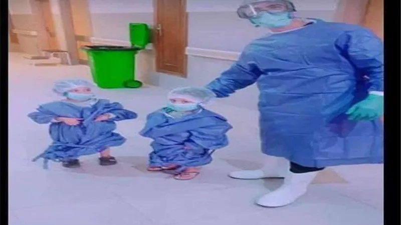 أطباء مستشفى الحجر الصحي بالبحيرة يدعمون الأطفال باللعب والهدايا