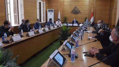 جامعة بنها تكرم فريق إعداد التصنيف التايمز البريطاني للتنمية المستدامة 2020