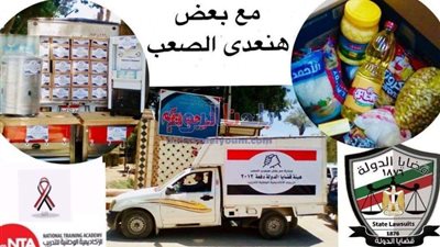 توزيع 250 كرتونة وأجهزة كهربائية على الأسر الأكثر احتياجا بأسيوط
