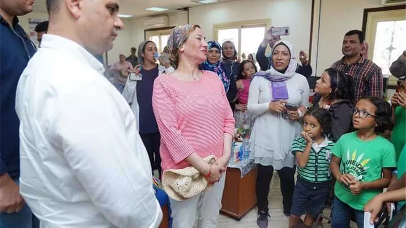 وزيرة البيئة تتفقد نادى المناخ والبيئة بشرم الشيخ لاستضافة مصر لمؤتمر المناخ cop27