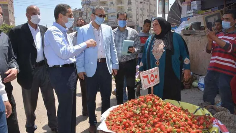 محافظ الغربية: نقل الباعة الجائلين من ميدان الحكمة وستوتة بطنطا