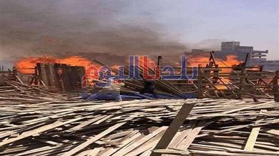 النيابة تأمر بانتداب المعمل الجنائي لمعاينة حريق بالمطرية