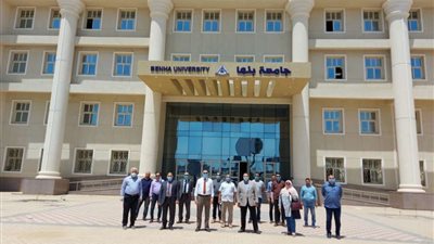 رئيس جامعة بنها يتفقد كليتي التربية الرياضية والعلاج الطبيعي