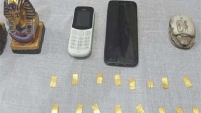 ضبط شخصين بحوزتهما 20 قطعة أثرية بالفيوم
