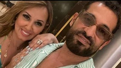 شاهد أحدث ظهور لعمرو سعد برفقة زوجته