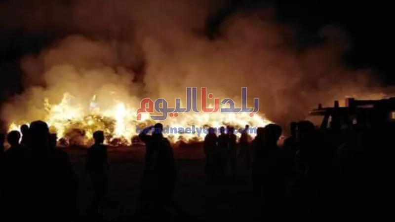 2 مليون جنيه خسائر حريق مصنع كتان بالغربية