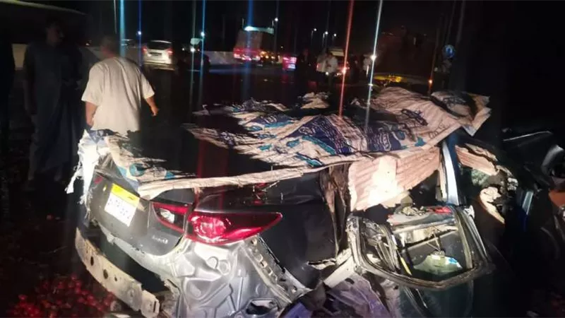 عاجل.. مصرع وإصابة 6 أشخاص بينهم طفلة في حادث بطريق الإسماعيلية الزراعي