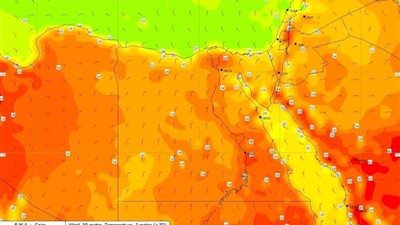 الأرصاد الجوية: طقس اليوم الثلاثاء شديد الحرارة ونشاط الرياح في هذه المناطق