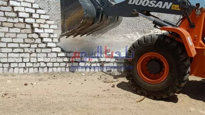 إزالة التعديات على أملاك الدولة والأراضى الزراعية بالمحافظات