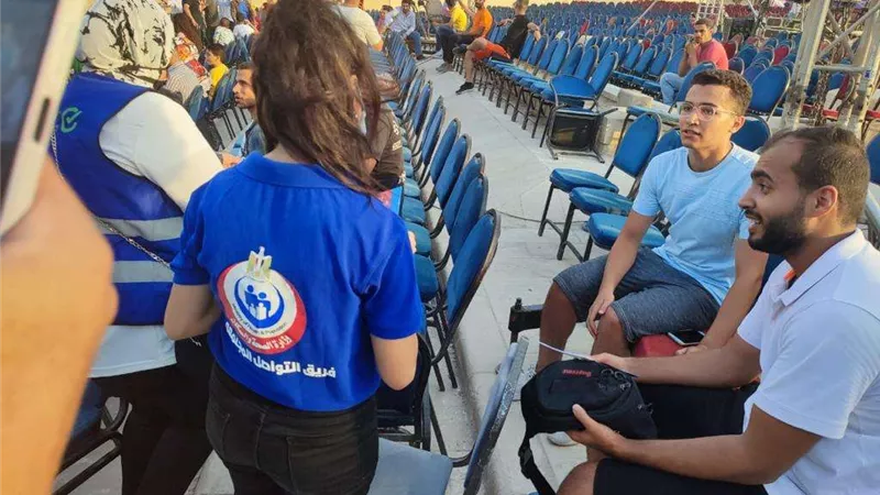 الصحة: انتشار فرق التواصل المجتمعي بمهرجان القلعة للموسيقى والغناء