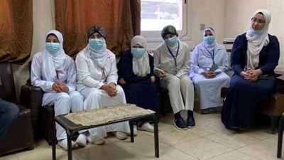 تكريم طاقم التمريض بمستشفى القناطر الخيرية المركزي