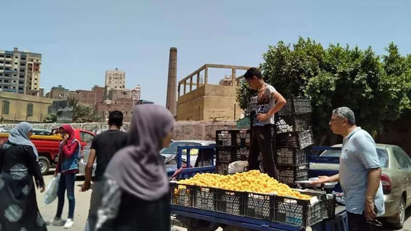 إزالة ٨٠ حالة إشغال طريق و٥٠ بائع فى حملة بالمحلة