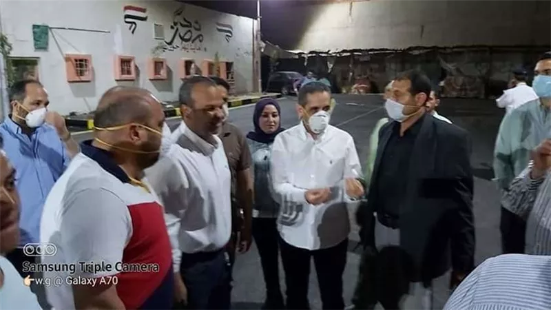 محافظ الغربية يتفقد أعمال الرصف بمنطقة 