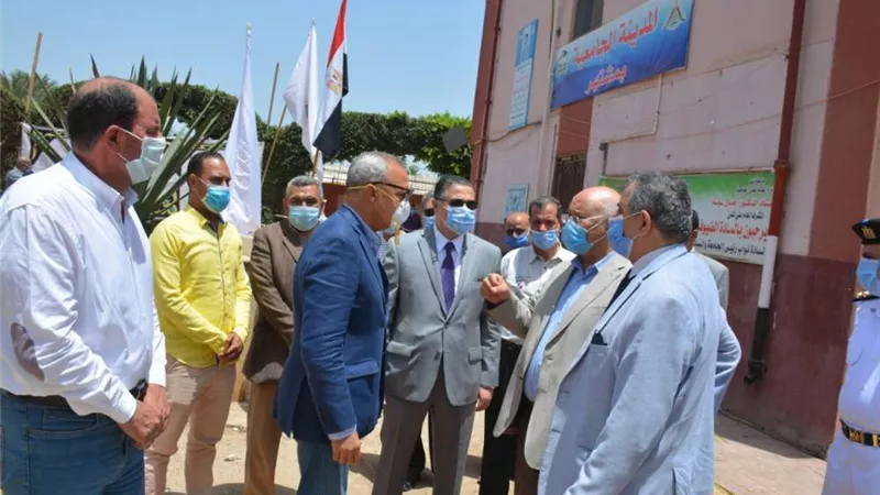 محافظ القليوبية ورئيس جامعة بنها يتفقدان المدن الجامعية