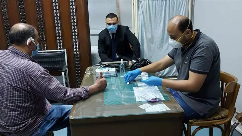 إصابة زوجة محافظ الدقهلية بـ