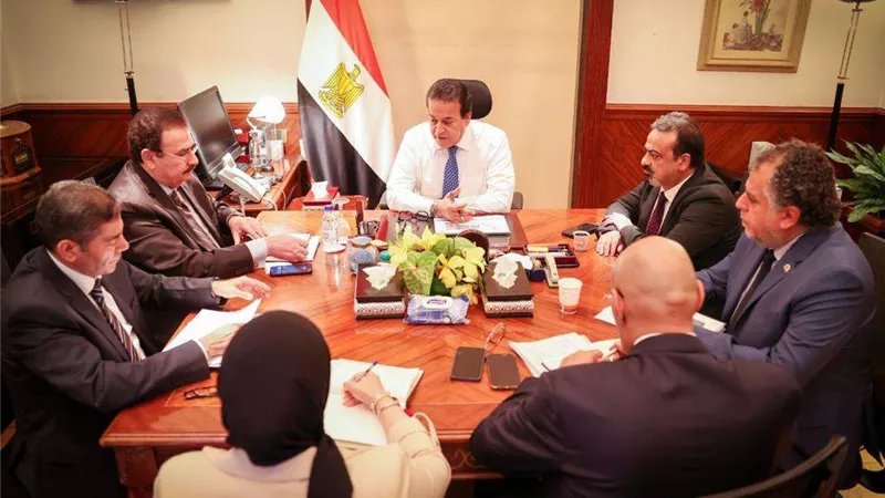 لبحث سبل التعاون.. وزير الصحة يستقبل رئيس مجلس إدارة شركة وادي النيل
