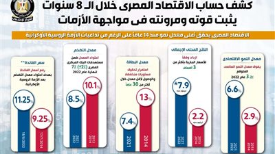 رغم تداعيات الحرب الروسية الأوكرانية.. الاقتصاد المصري يحقق أعلى معدل نمو منذ 14 عاماً