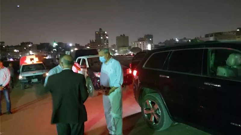 محافظ القليوبية يتفقد حظر التجوال بشبرا الخيمة