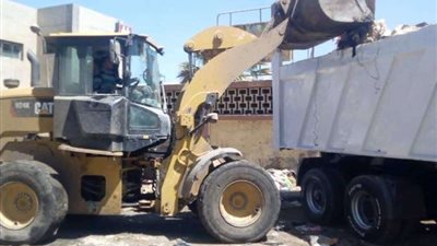 رفع 2500 طن قمامة ومخلفات بحي أول وثان طنطا