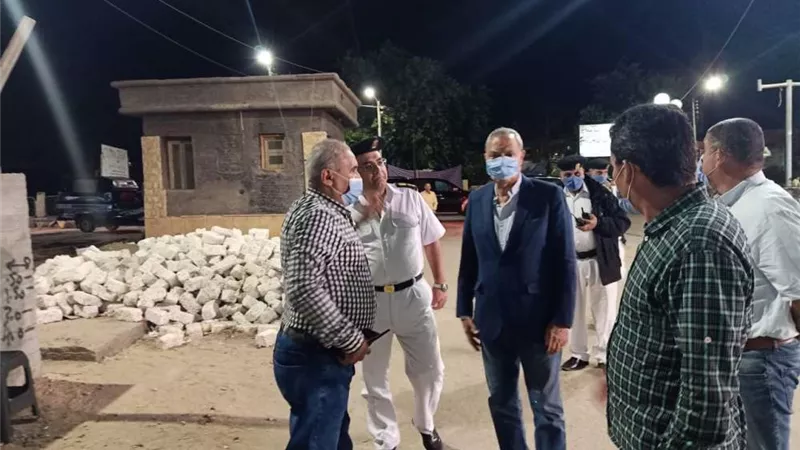 محافظ القليوبيه يحرر 10 محاضر مخالفة لقرار الحظر بشبين القناطر