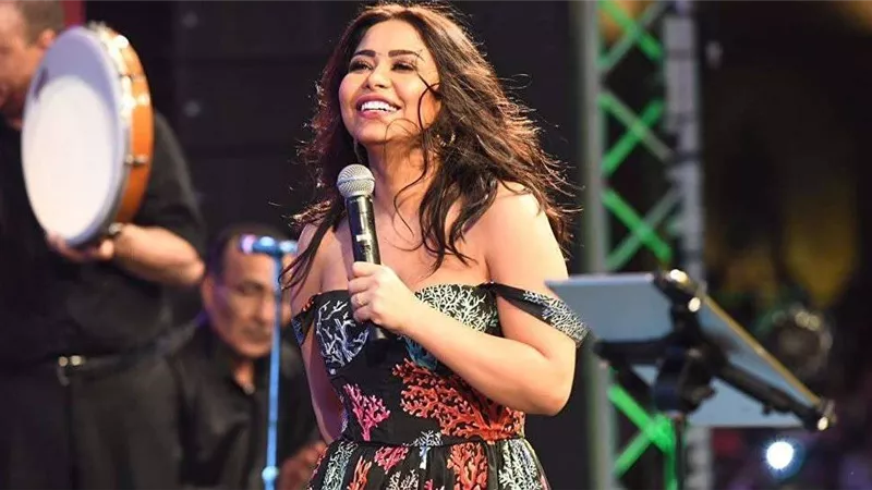 بوزن زائد.. شاهد آخر ظهور لشيرين عبد الوهاب