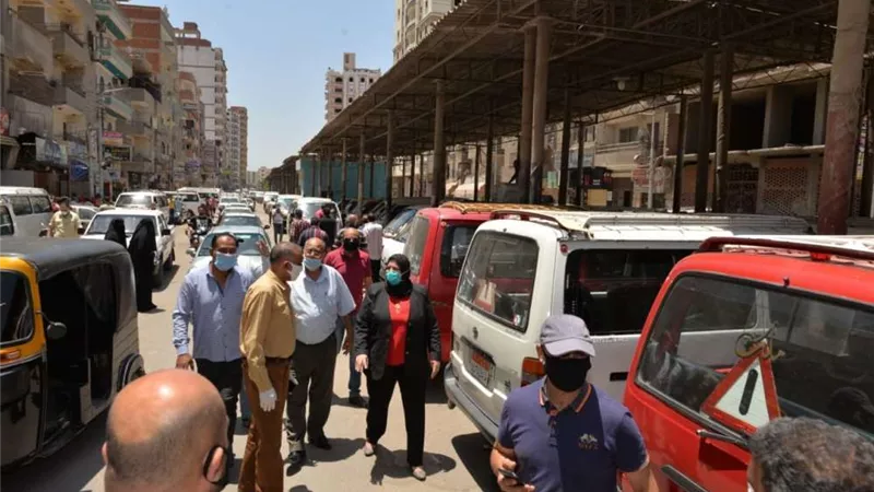 التزام المواطنين بالدقهلية بارتداء الكمامات